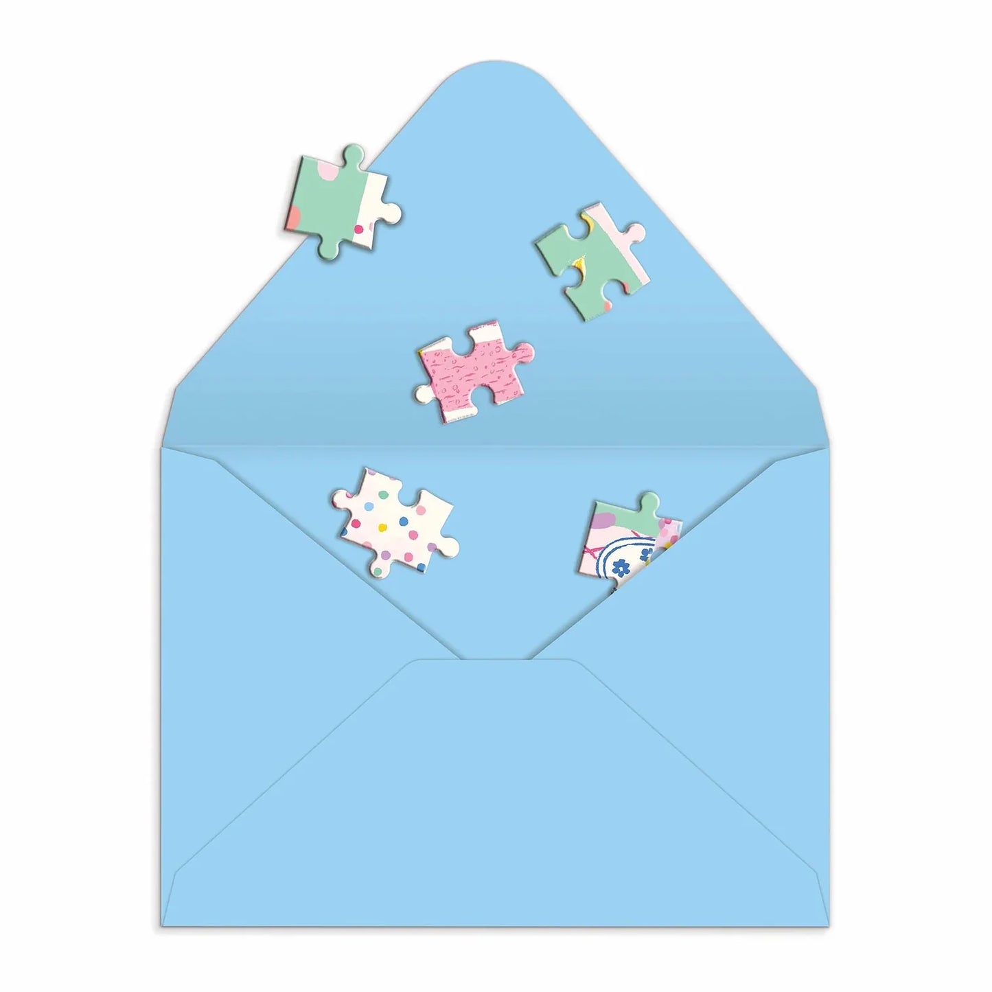Galison Confetti Birthday Cake Puzzle Card