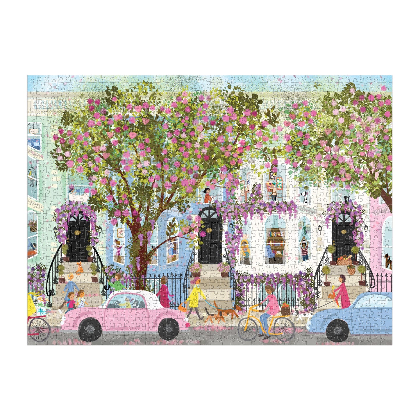 Galison 1000pc Jigsaw Puzzle Spring Terrace Joy Laforme