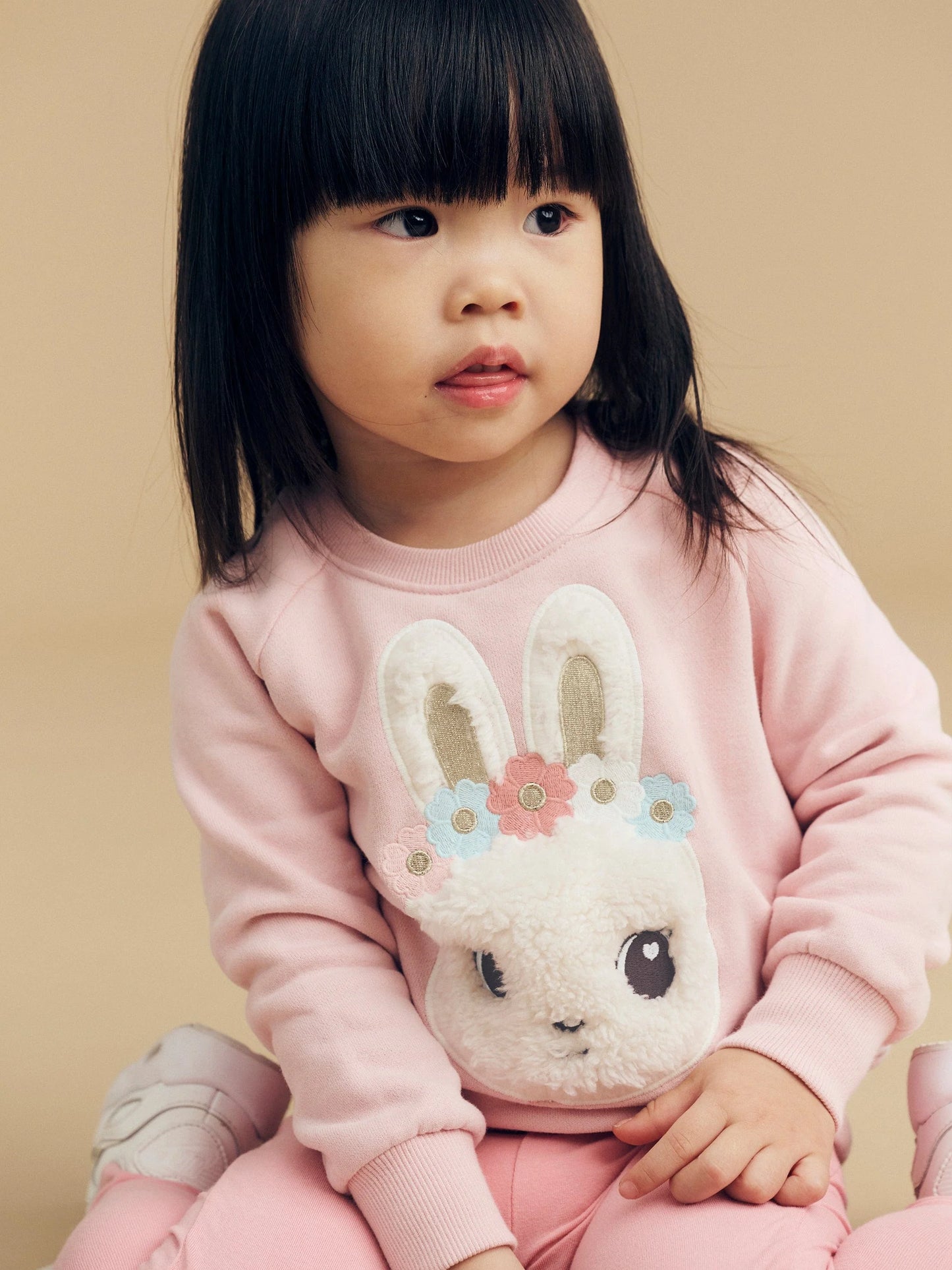 Huxbaby Blossom Fur Bunny Sweatshirt