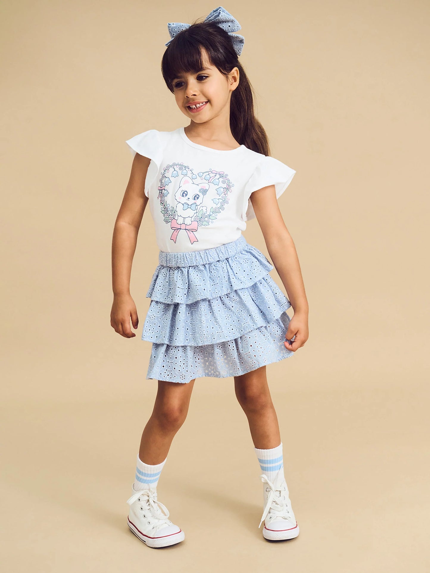 Huxbaby Broderie Frill Skirt