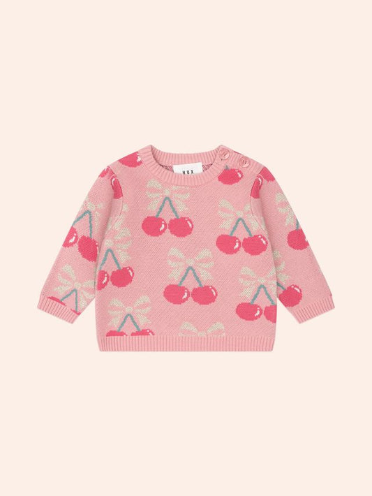 Huxbaby Cherry Bow Pullover