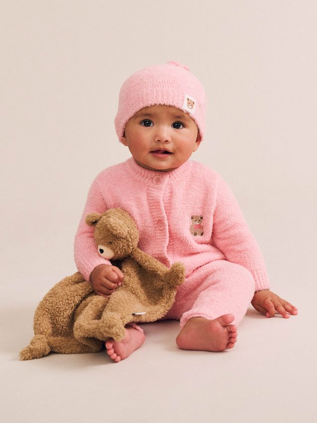 Huxbaby My First Hux Apricot 4pc Boucle Set