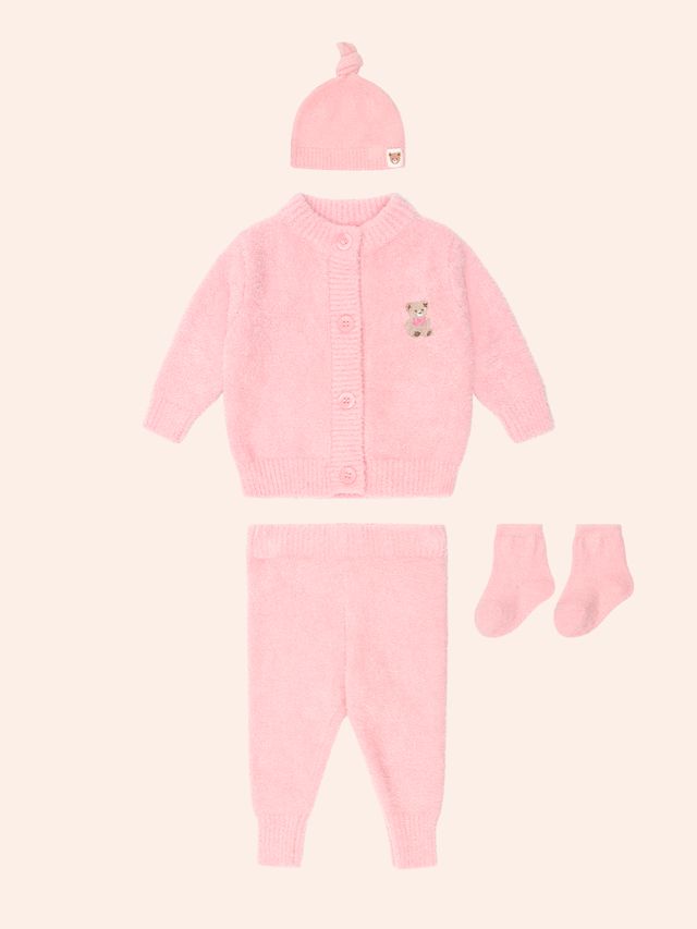 Huxbaby My First Hux Apricot 4pc Boucle Set