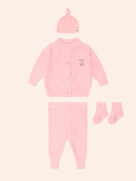 Huxbaby My First Hux Apricot 4pc Boucle Set