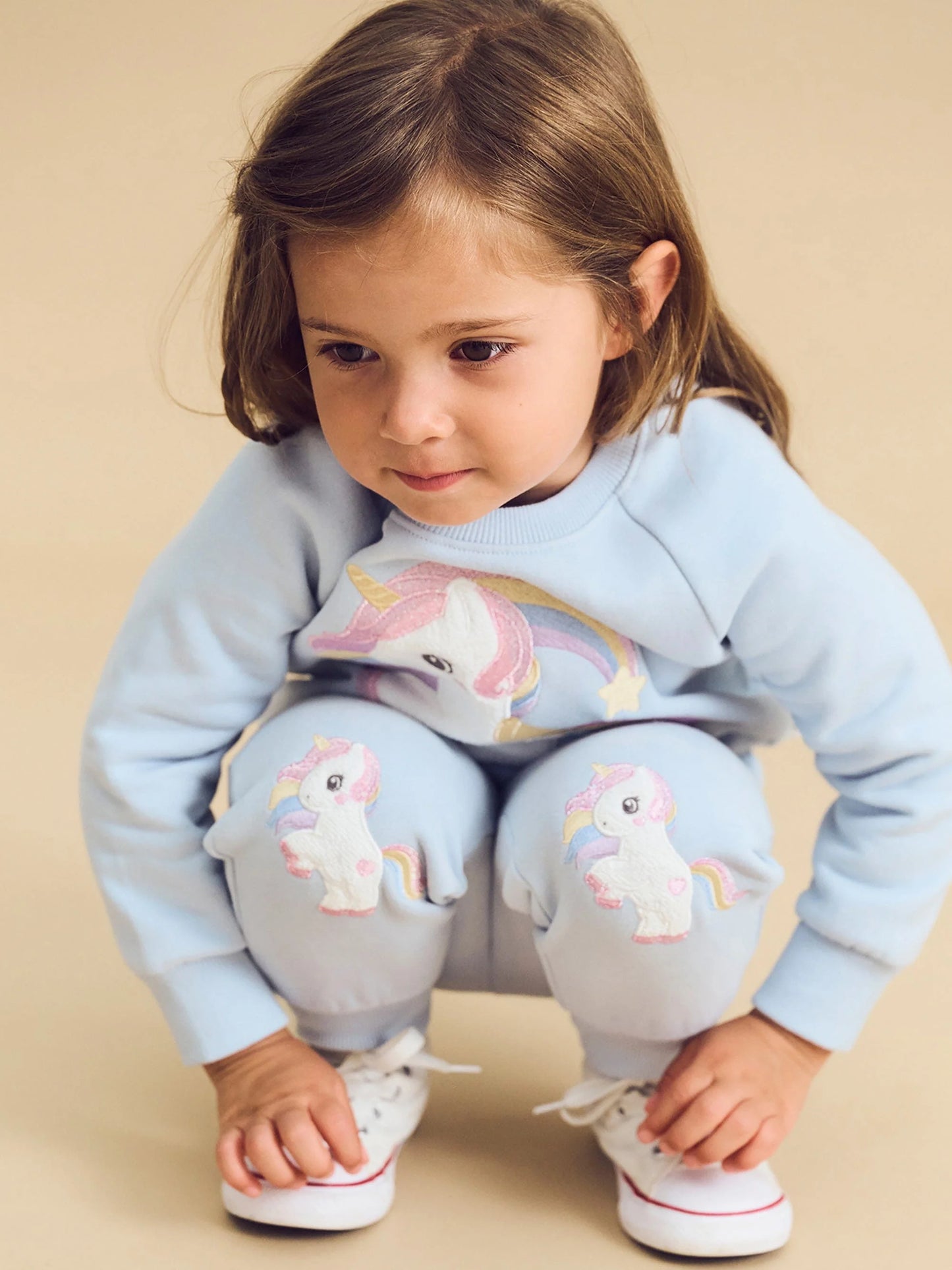 Huxbaby Rainbow Unicorn Track Pants