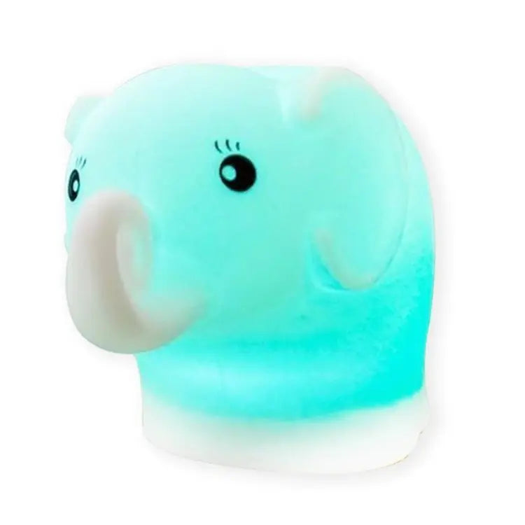 Babystudio Soft Silicon Night Light - Elephant -  Multi
