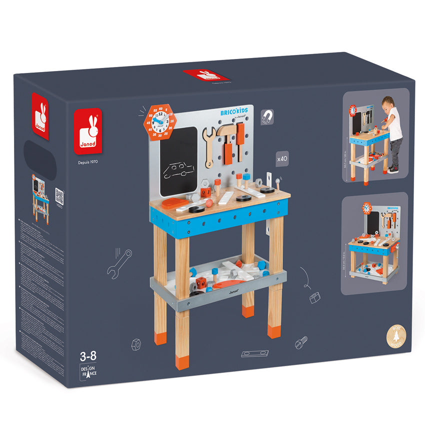 Janod BricoKids DIY Giant Magnetic Workbench