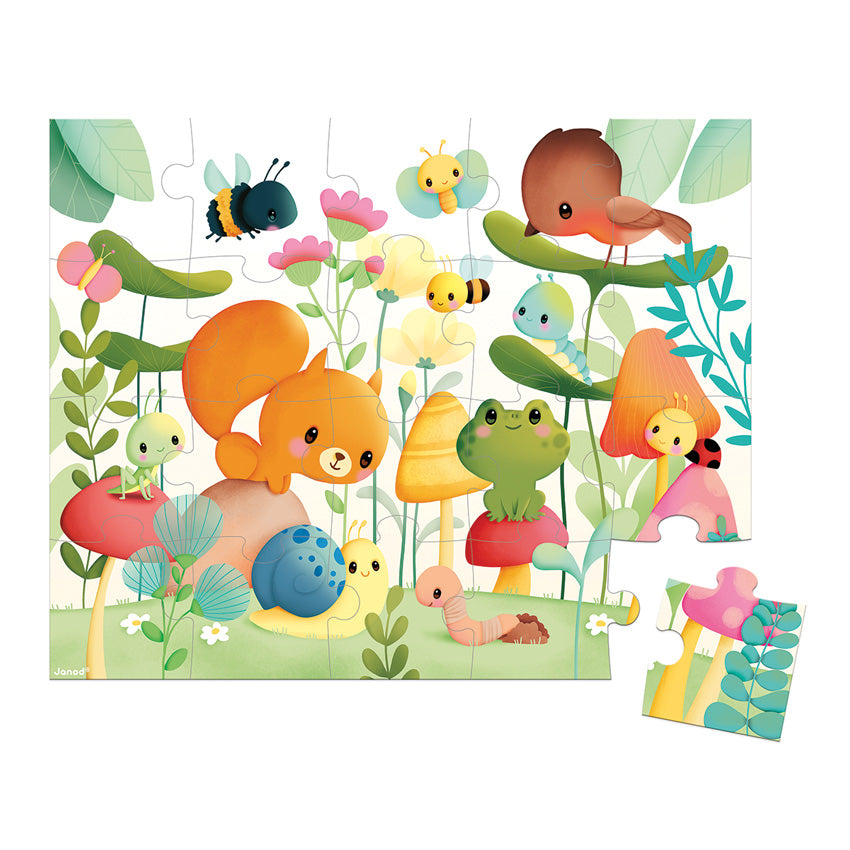 Janod Jigsaw Puzzle 20pc Garden Friends