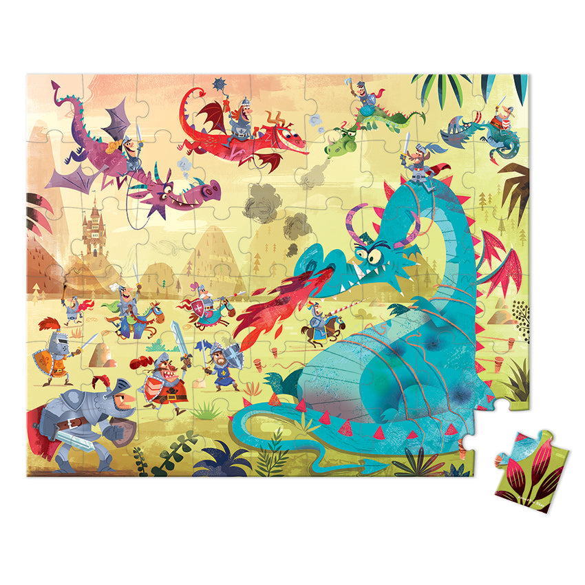 Janod 54pc Jigsaw Puzzle Dragon