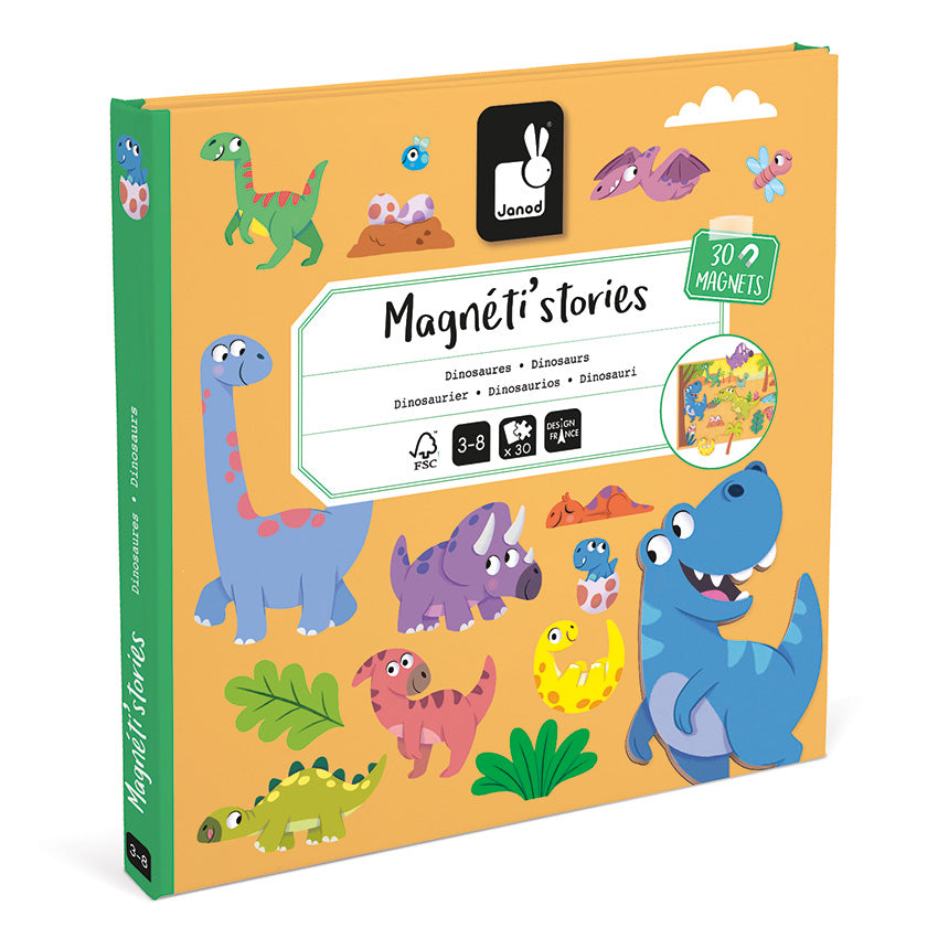 Janod Magnetic Stories Dinosaurs