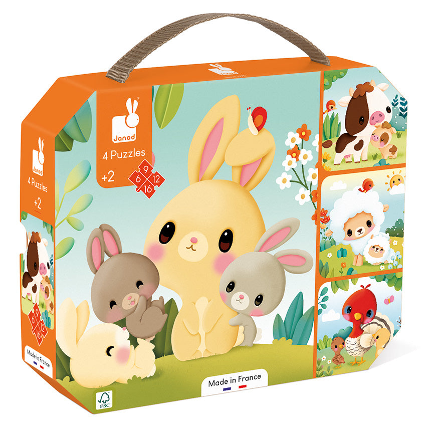 Janod Progressive Jigsaw Puzzle Farm