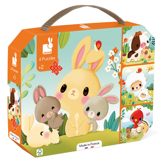 Janod Progressive Jigsaw Puzzle Farm