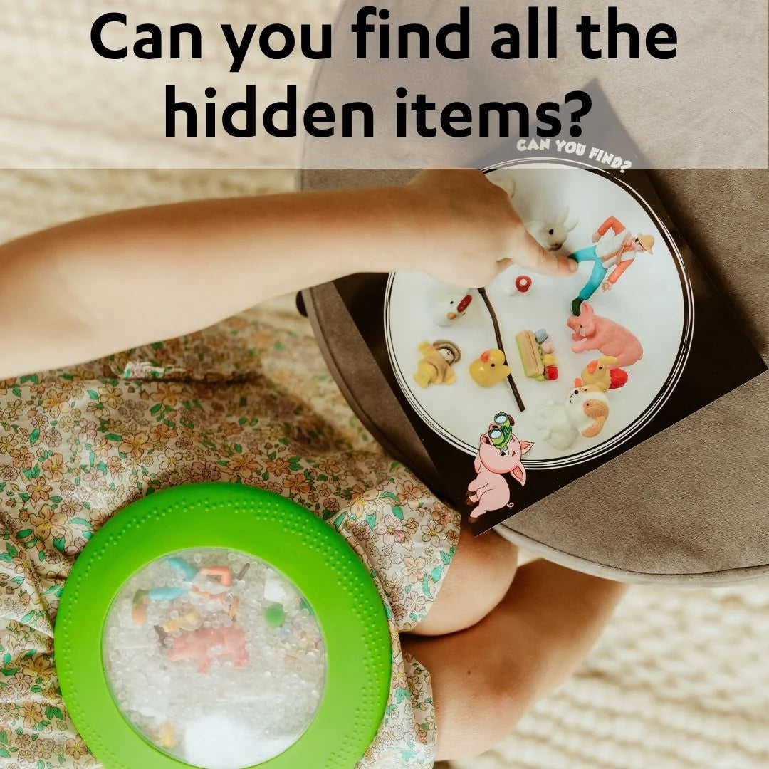 Jellystone Designs Peekaboo Sensory Bag Farm