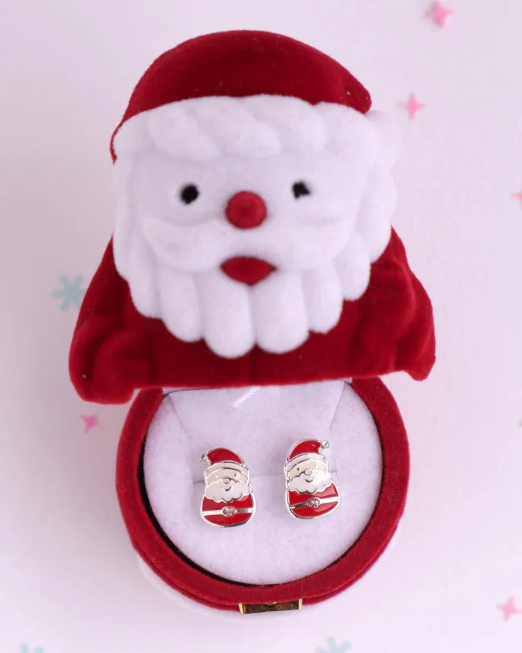 Lauren Hinkley Enchanted Christmas Santa Claus Earrings