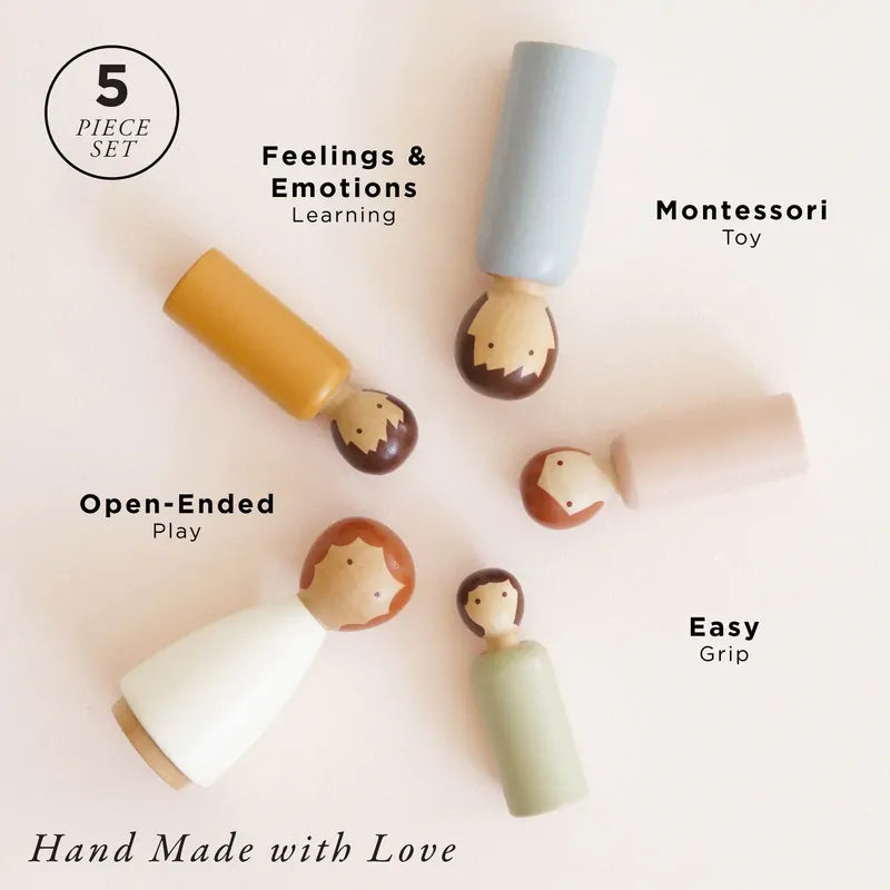 Le Toy Van Dubois Wooden Family Dolls