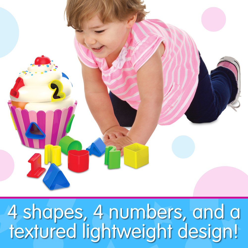 The Learning Journey Cupcake Shape Sorter