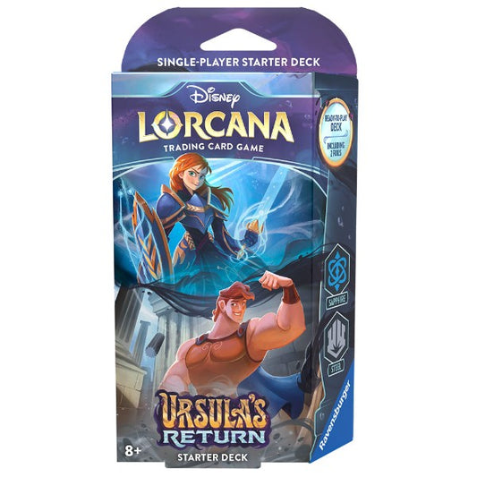 Disney Lorcana Ursula's Return Sapphire & Steel Starter Deck