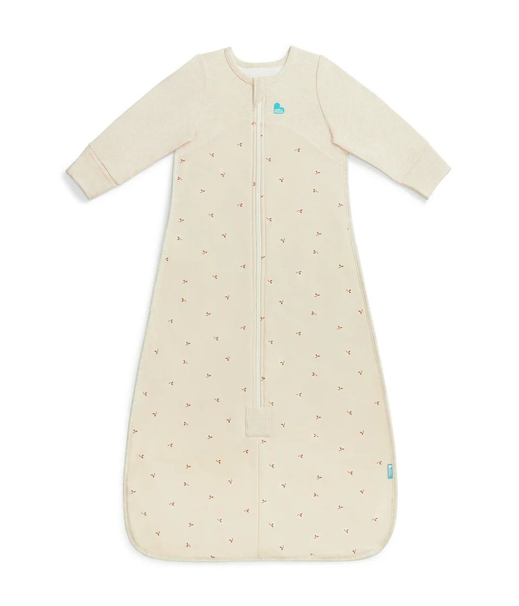 Love To Dream Sleep Bag 1.5T Stretch Cotton Fleece Twigs Oatmeal