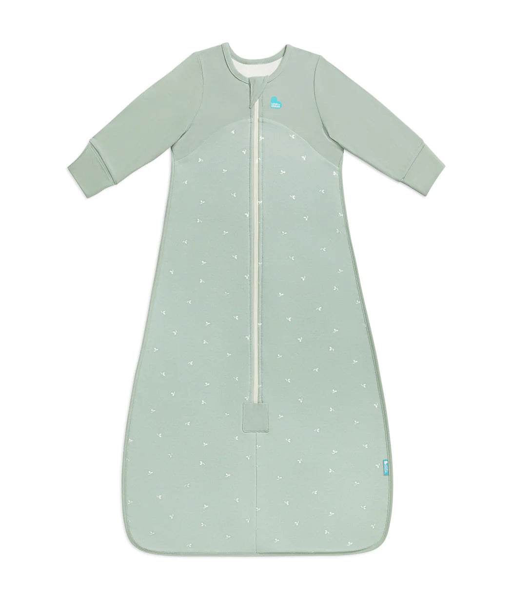 Love To Dream Sleep Bag 1.5T Stretch Cotton Fleece Twigs Olive