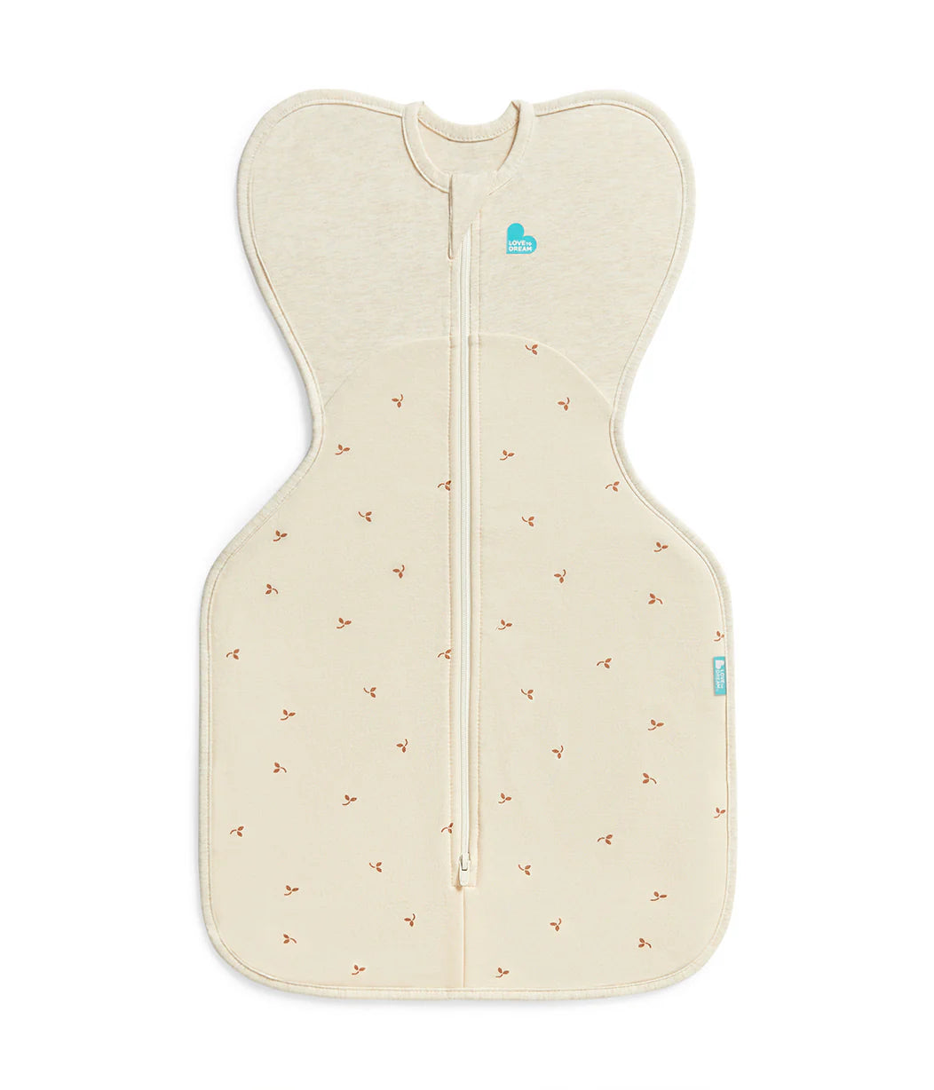 Love To Dream Swaddle Up 1.5T Stretch Cotton Fleece Twigs Oatmeal