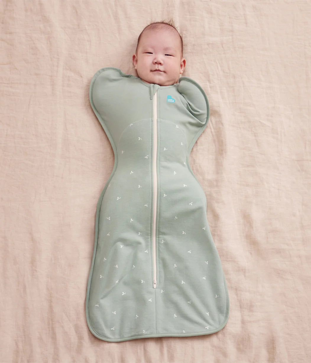 Love To Dream Swaddle Up 1.5T Stretch Cotton Fleece Twigs Olive