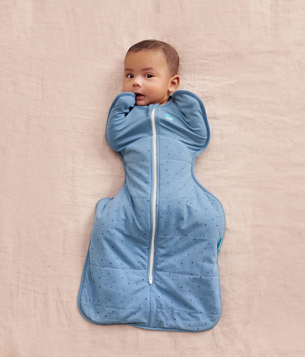 Love To Dream Swaddle Up 2.5T Quilted Stretch Cotton Pebbles Storm Blue