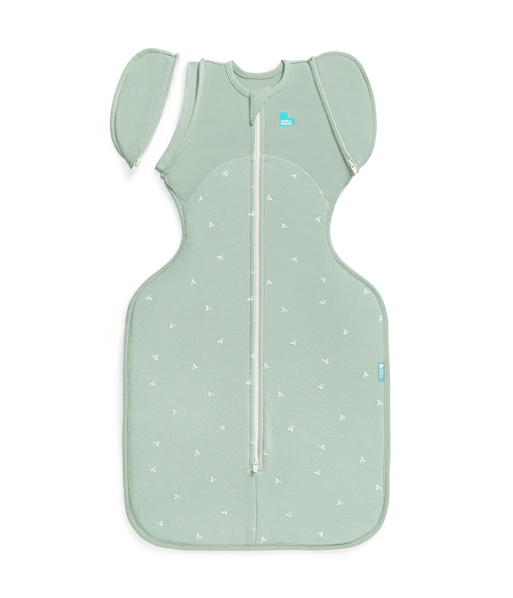 Love To Dream Transition Bag 1.5T Stretch Cotton Fleece Twigs Olive
