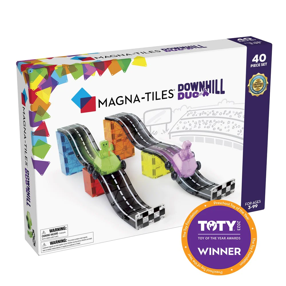 MAGNA-TILES Downhill Duo 40 Piece Set