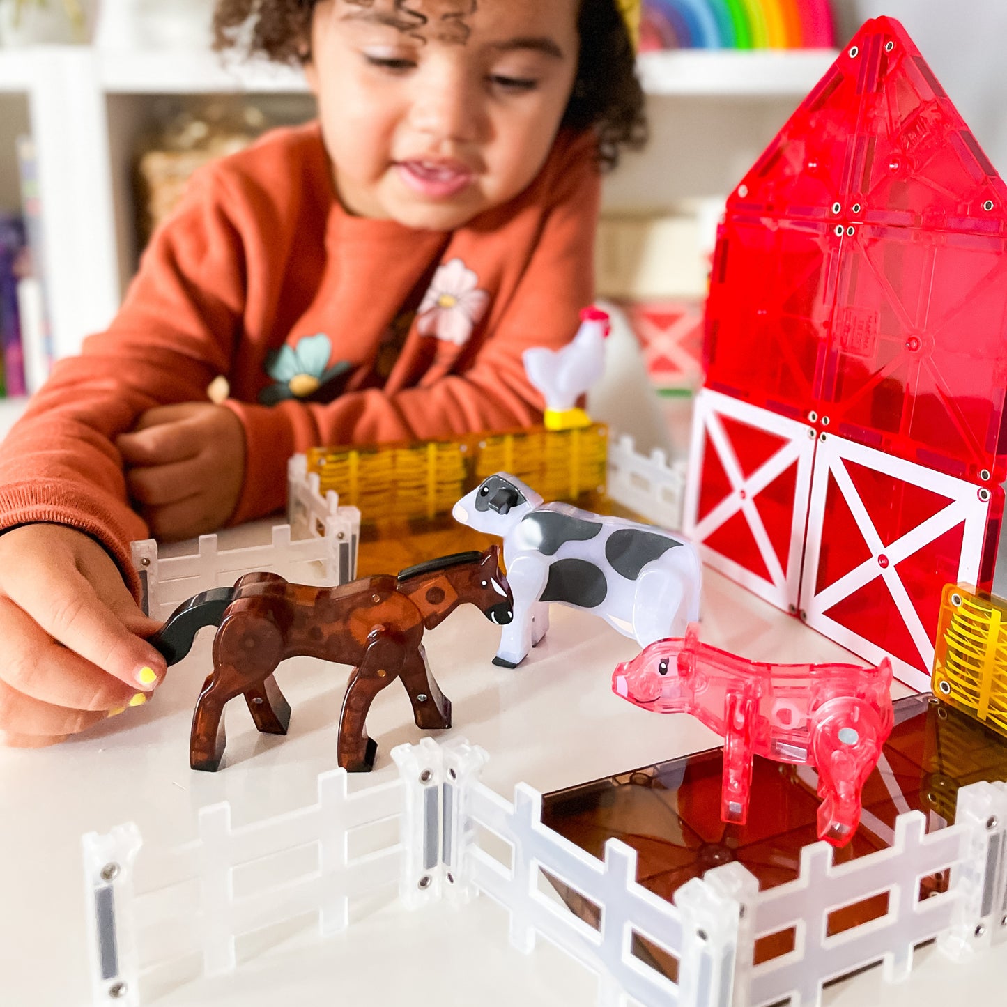 MAGNA-TILES Farm Animals 25 Piece Set