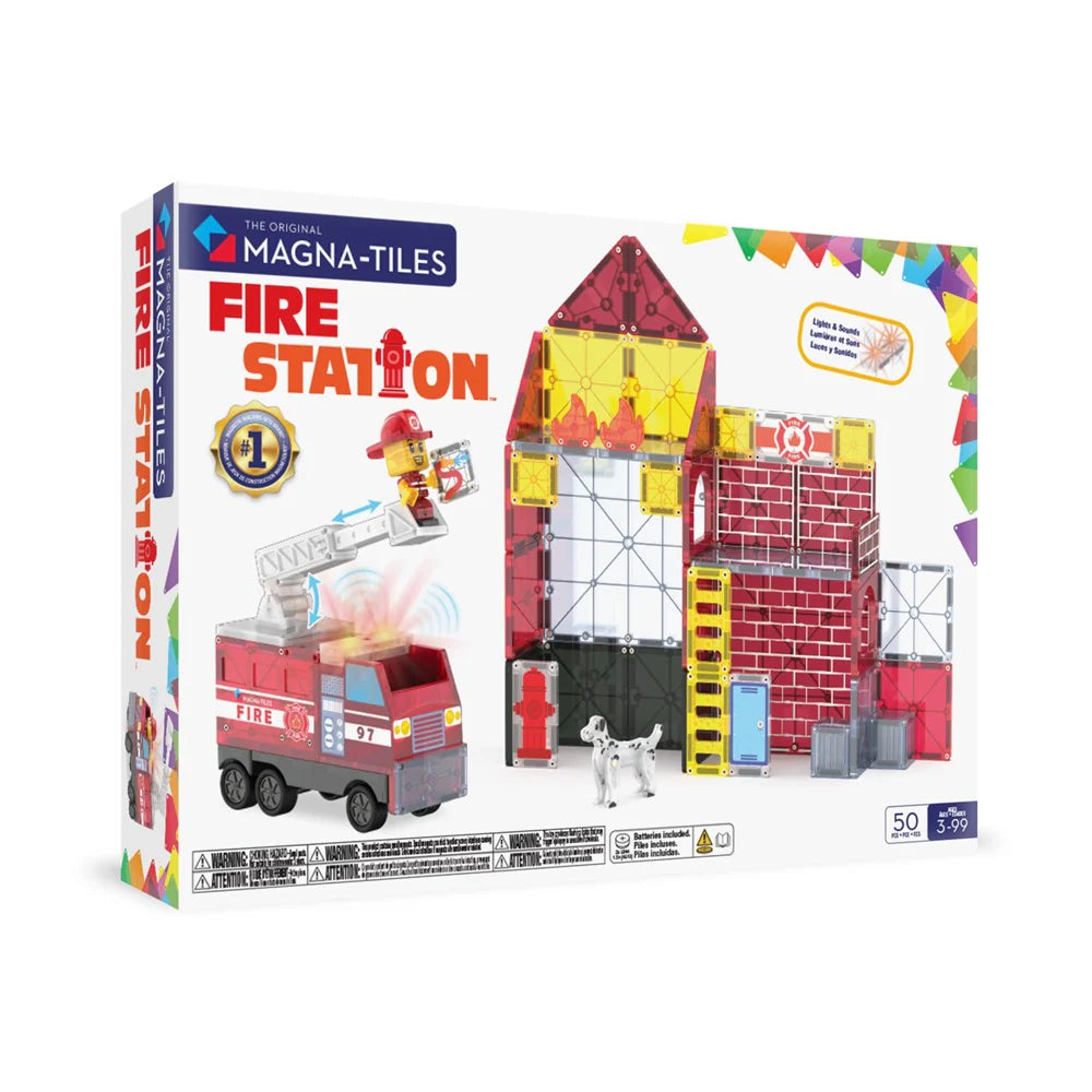 MAGNA-TILES Fire Station 50pc