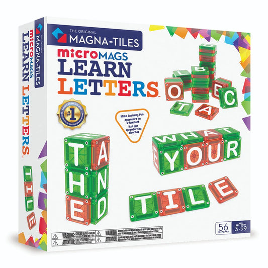 MAGNA-TILES Micro Mags Letters