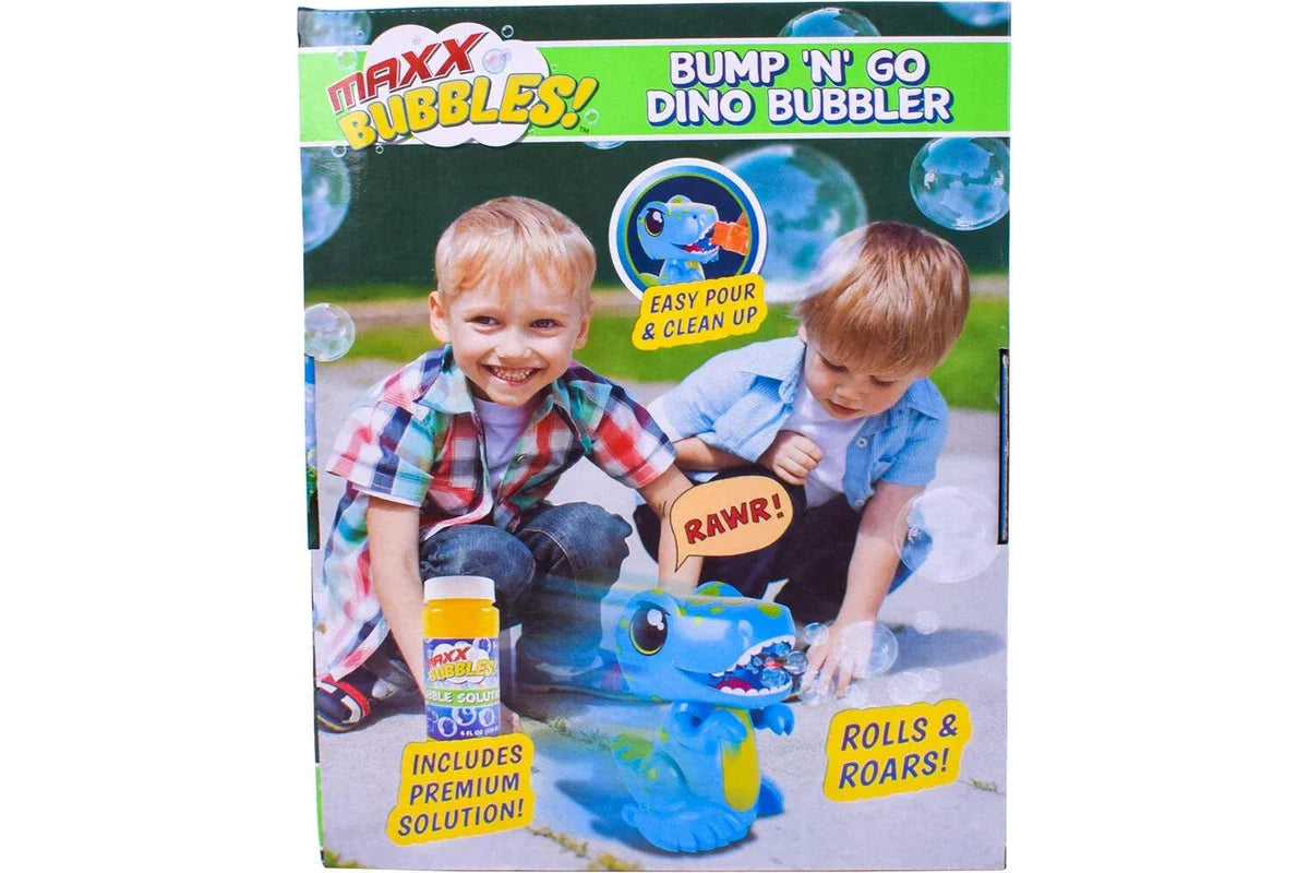 Maxx Bubbles Bump 'n' Go Dino Bubbler