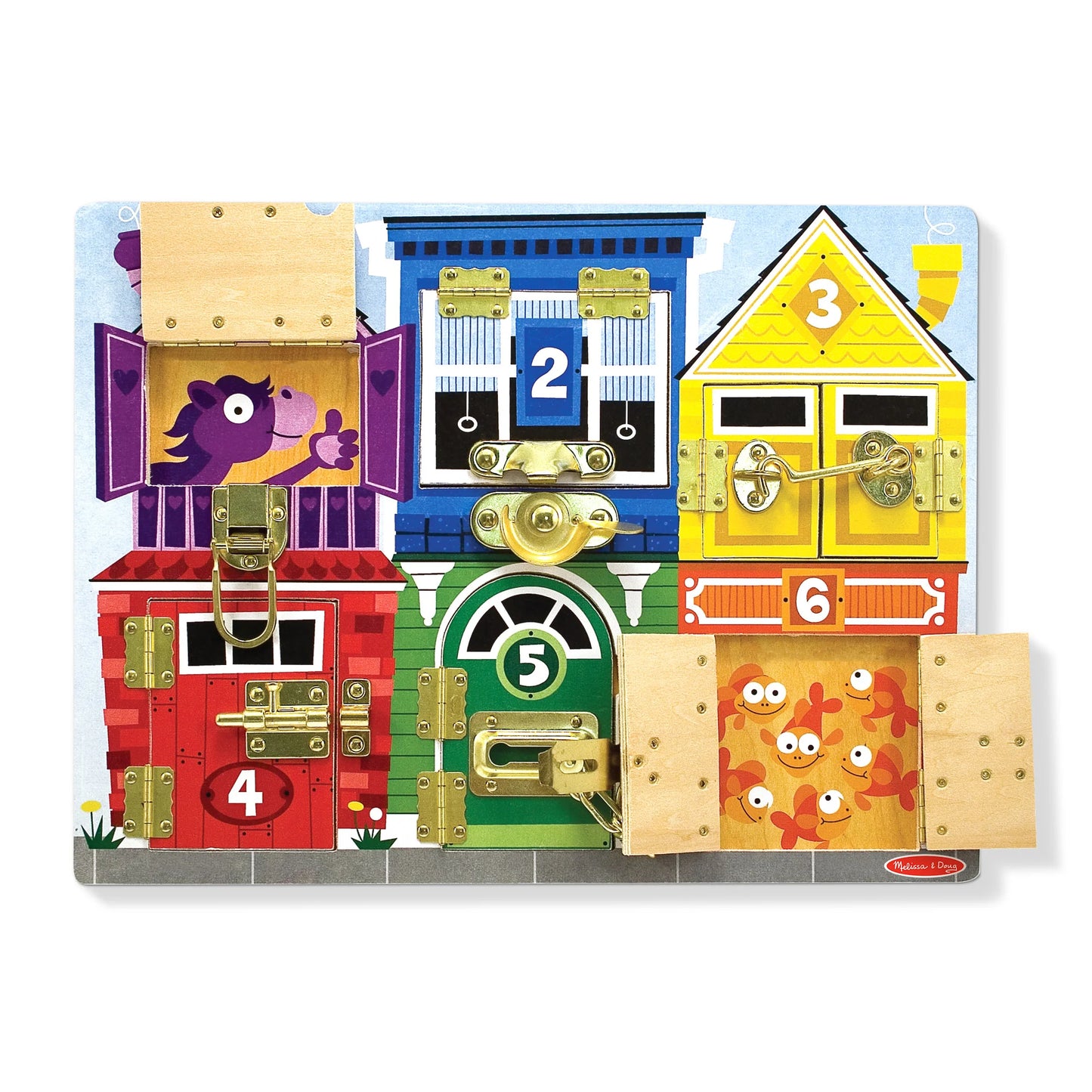 Melissa & Doug Latches Board