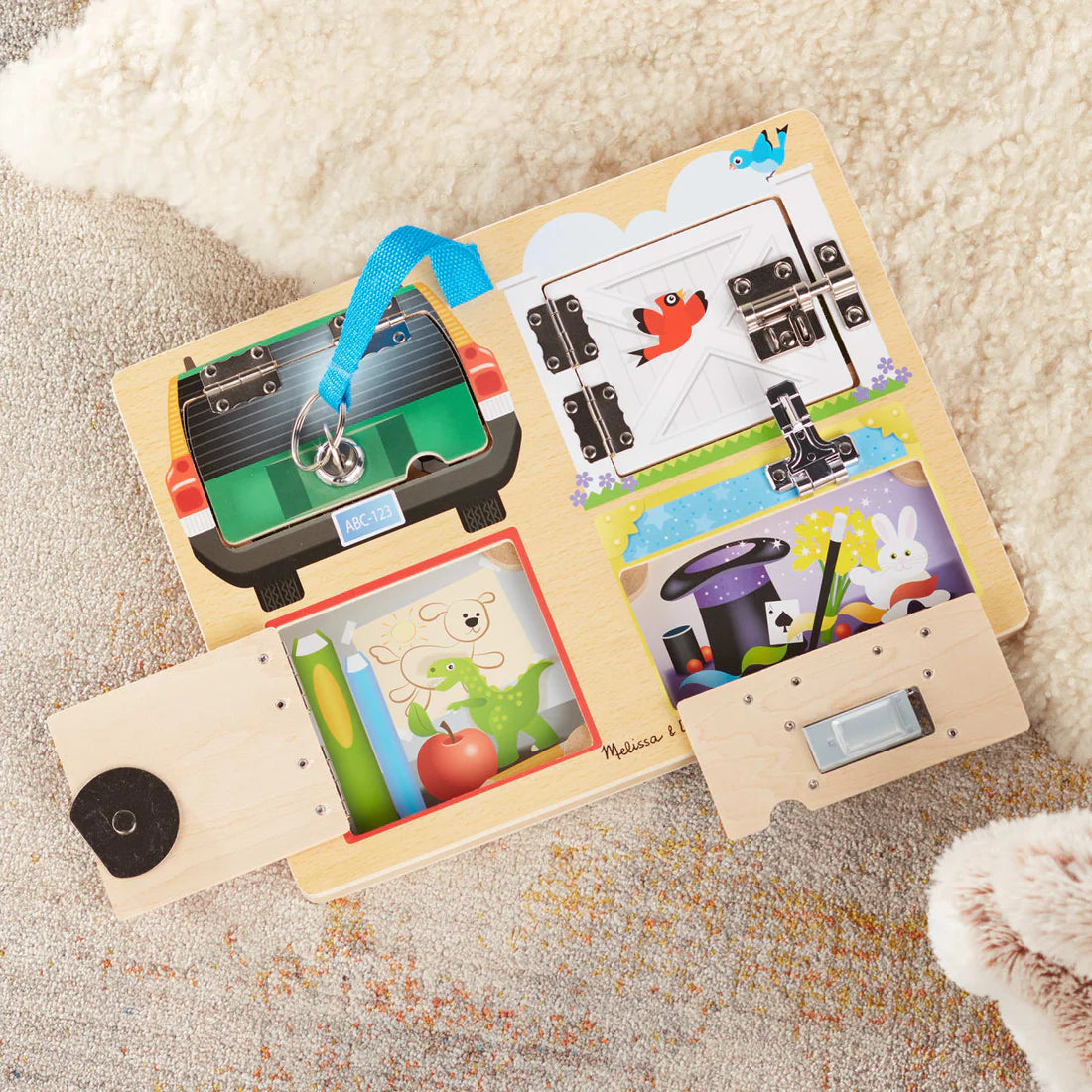 Melissa & Doug Lock & Latch Board