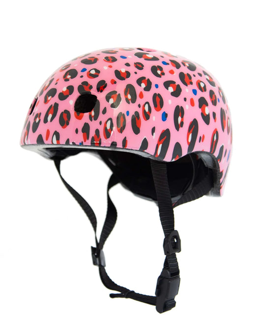 Micro Scooter Helmet Pink Leopard