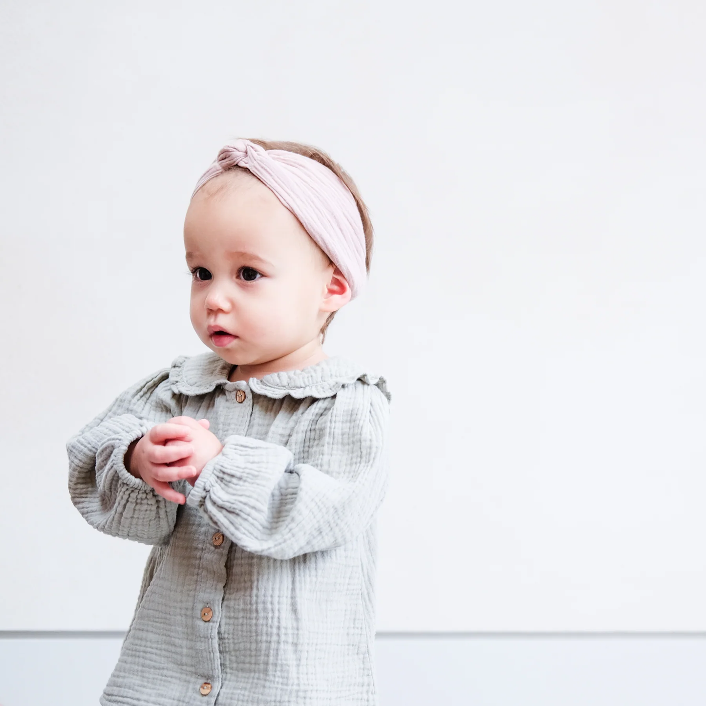 Mimi & Lula Baby Bando Knot Dusty Rose Headband