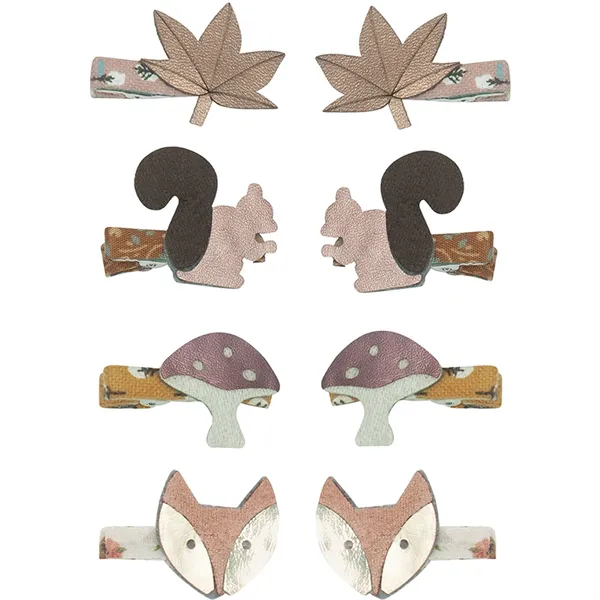 Mimi & Lula Woodland Mini Hair Clips