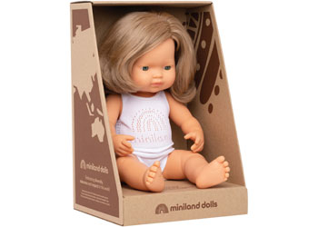 MiniLand Baby Doll Girl 38cm