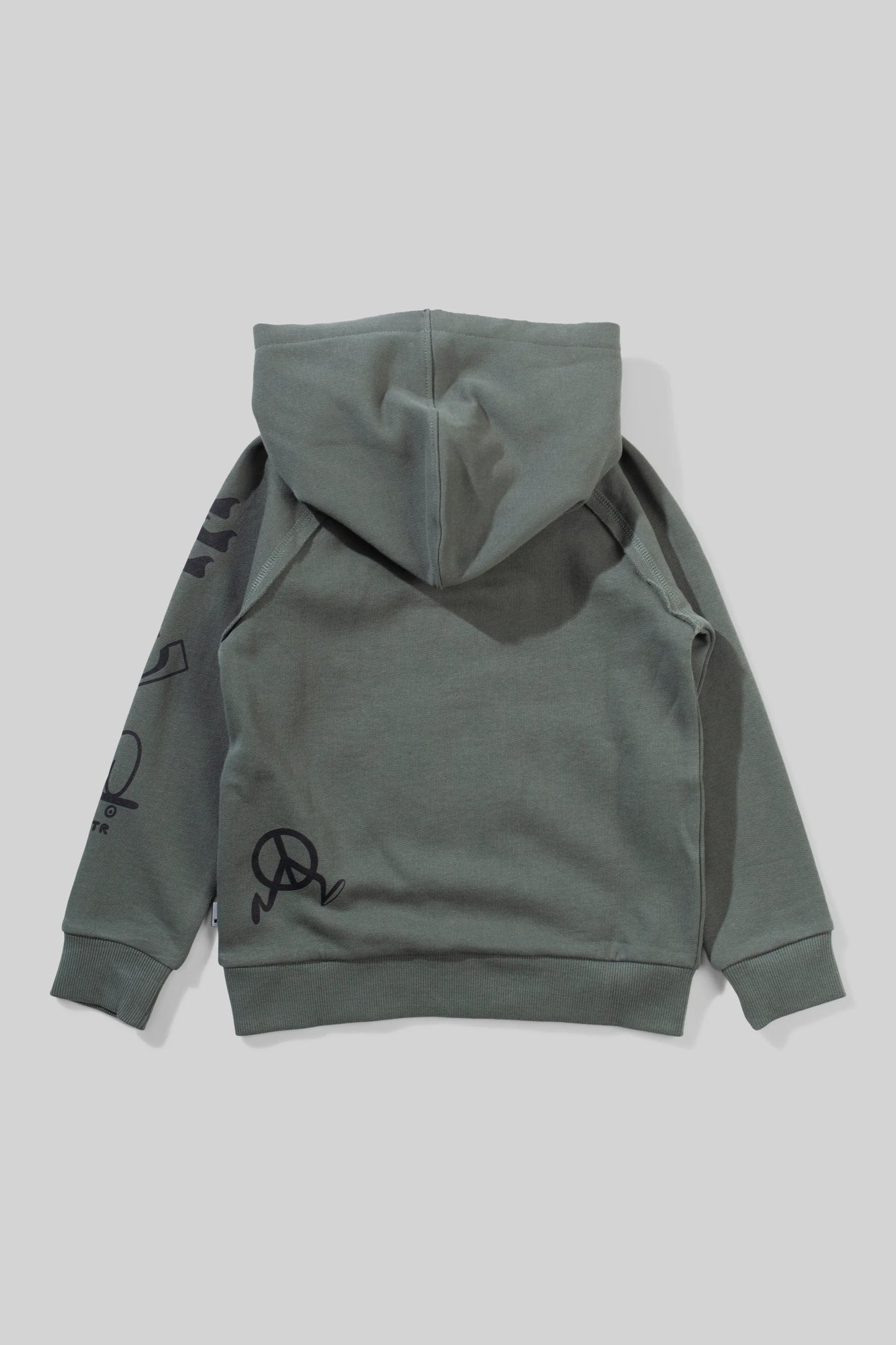 Mnstr Kids Hoody Icon Patch Ocean Green