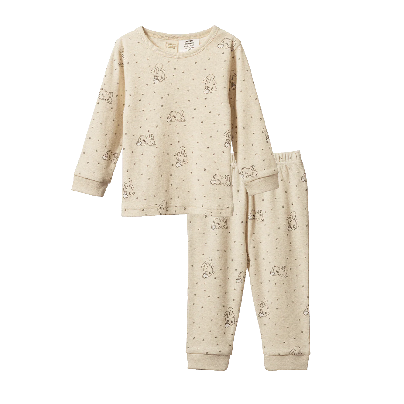 Nature Baby 2pc Long Sleeve Pyjama Set Bramble Burrow