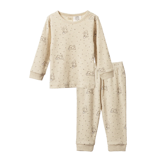 Nature Baby 2pc Long Sleeve Pyjama Set Bramble Burrow
