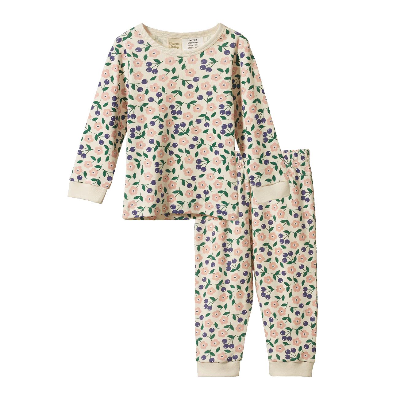 Nature Baby 2pc Long Sleeve Pyjama Set Grande Briarwood