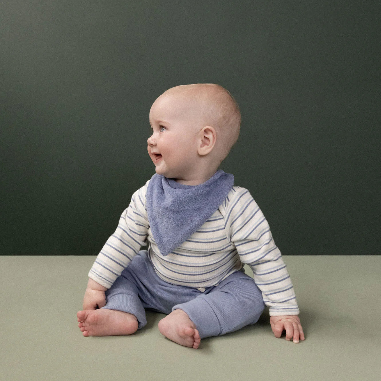 Nature Baby Drawstring Pants Dusky Blue