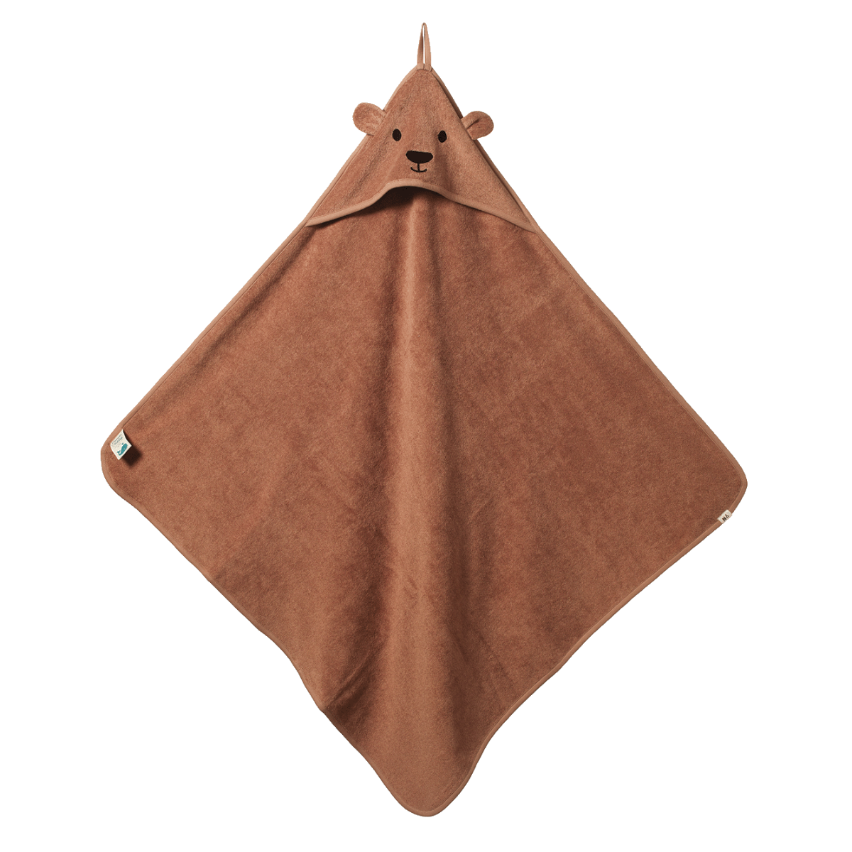 Nature Baby Hooded Towel Bear Hazelnut