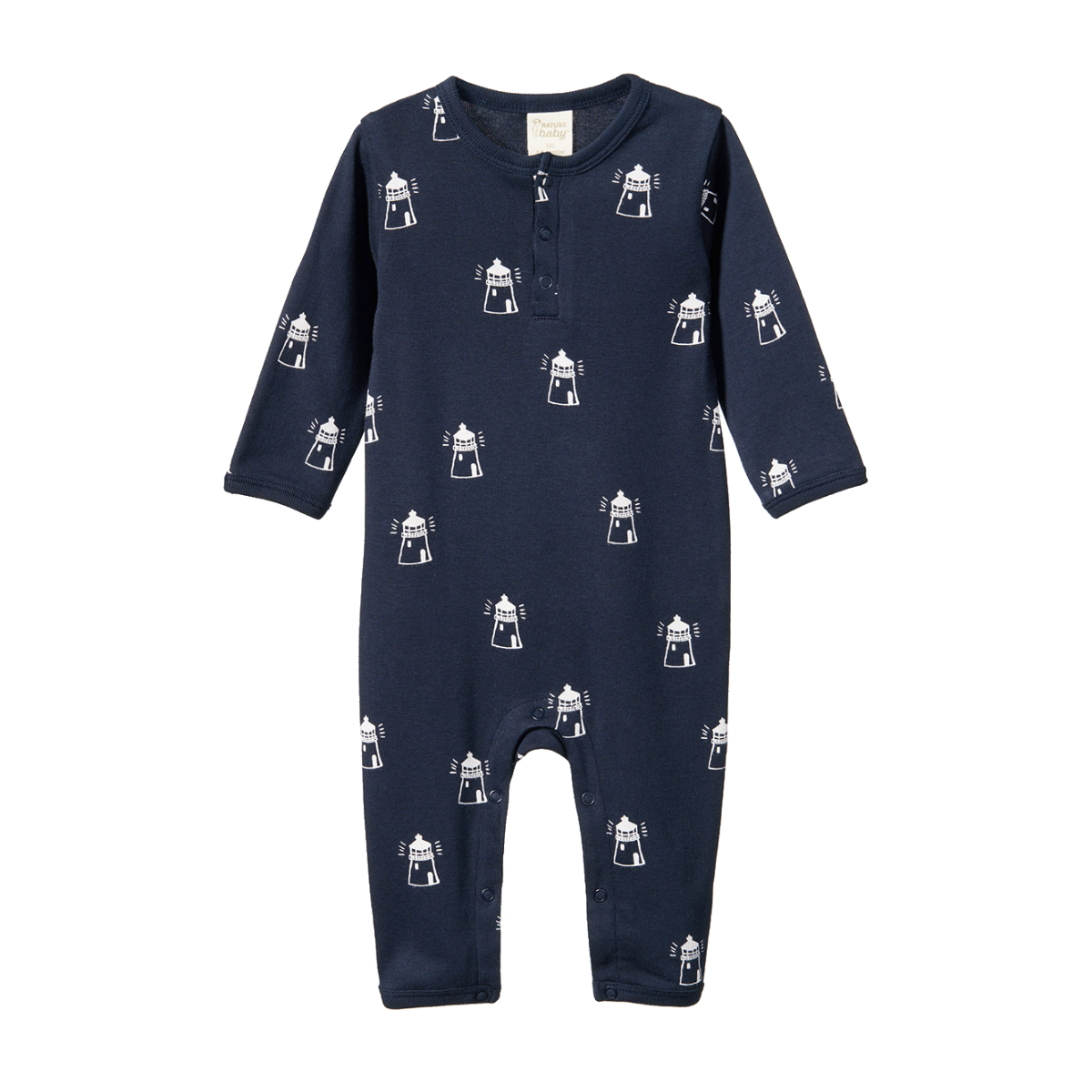 Nature Baby Henley Pyjama Lighthouse