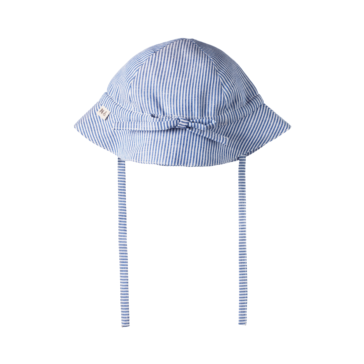 Nature Baby Linen Sunhat Blue Stripe