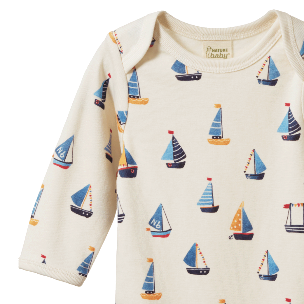 Nature Baby Long Sleeve Bodysuit Regatta