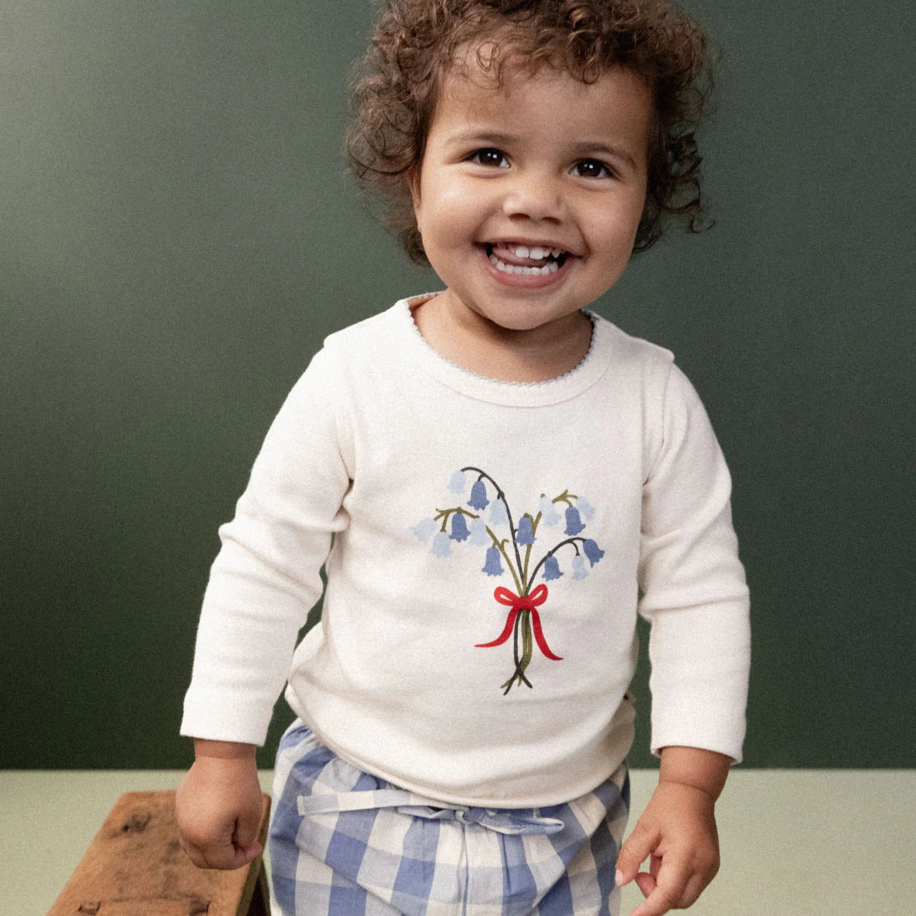 Nature Baby Long Sleeve Cloud Tee Best Bluebell