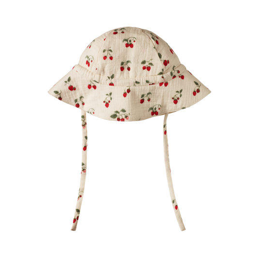 Nature Baby Muslin Sunhat Strawberry Blush