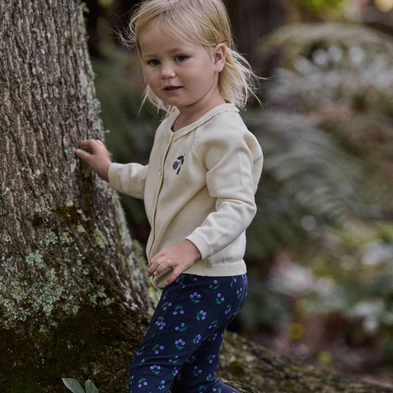 Nature Baby Piper Cardigan Winter Berry